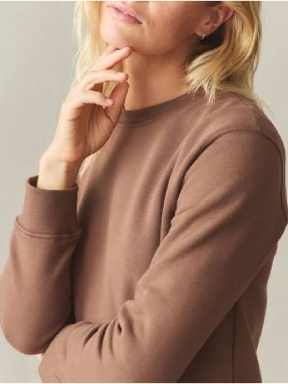 THE DROP Crewneck Sweatshirt S